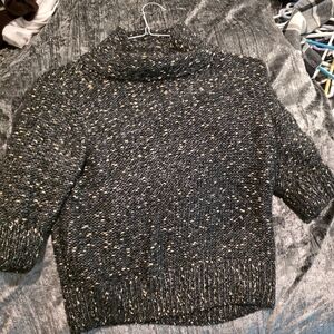 New York & Company Black and Gold Knit Sweater